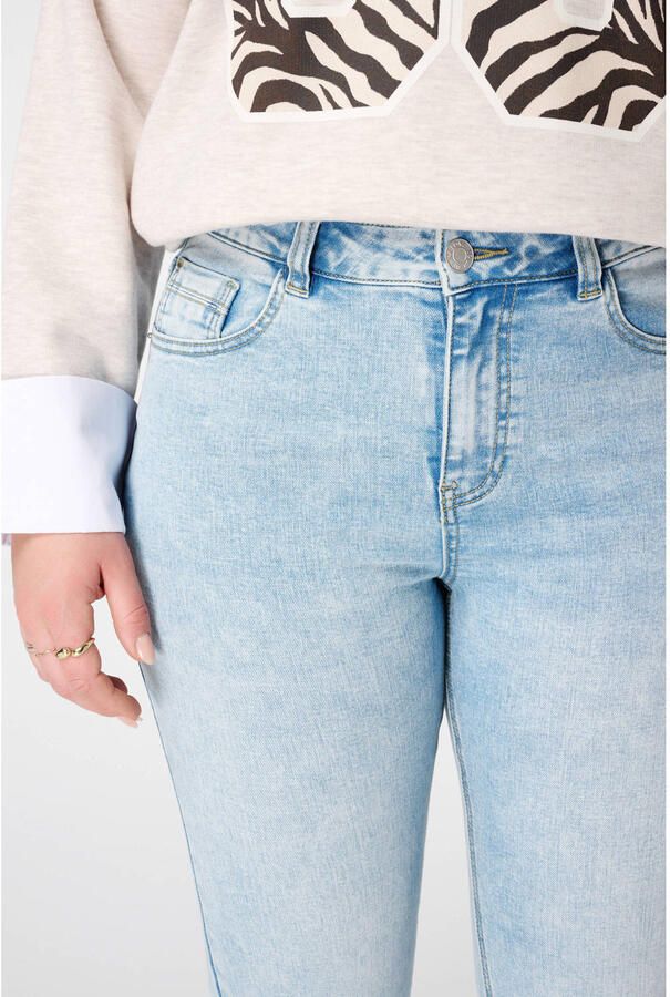 MS Mode high waist flared jeans light blue denim - Foto 2