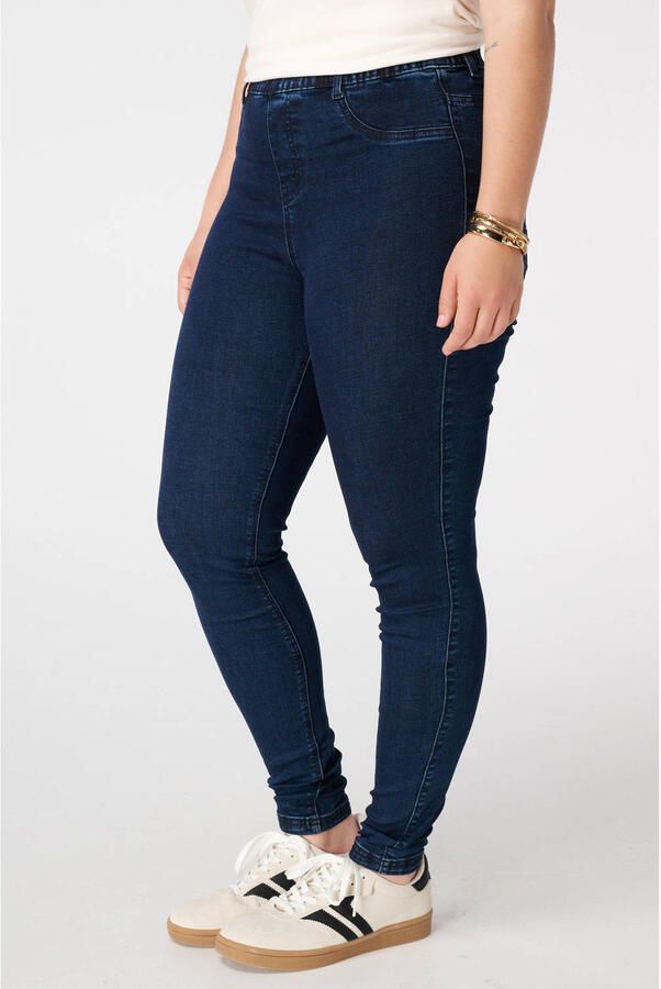 MS Mode high waist jeggings dark blue denim