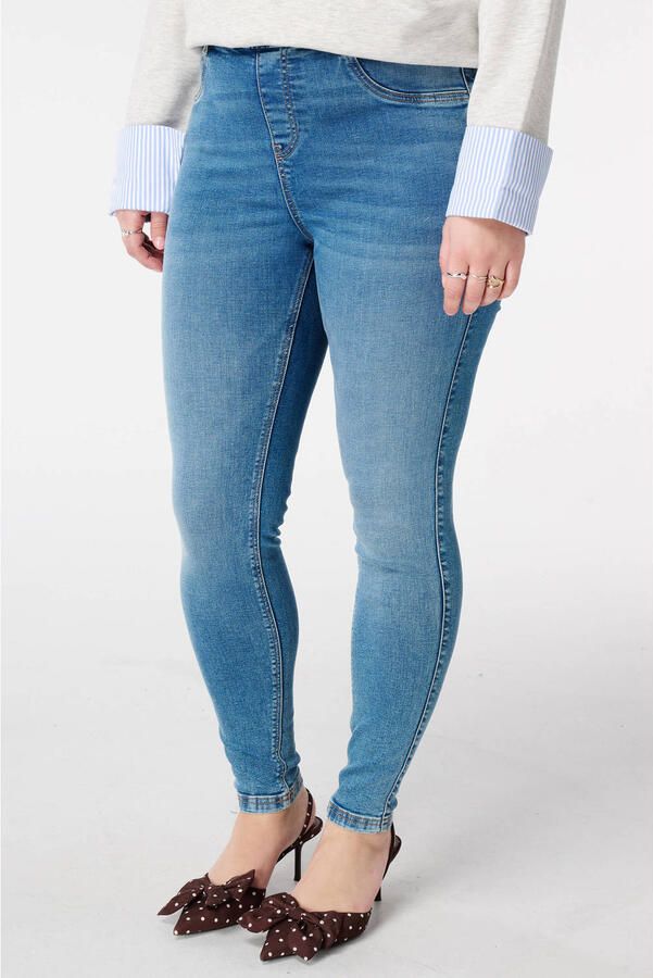 MS Mode high waist jeggings dark blue denim
