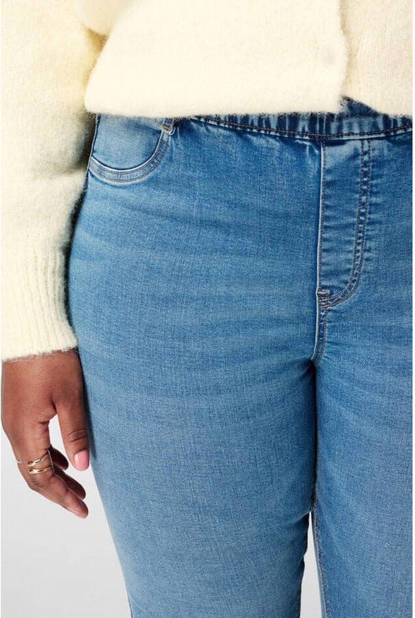 MS Mode high waist skinny fit capri jeans medium blue denim - Foto 2