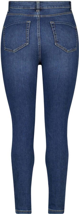 MS Mode high waist skinny jeans dark blue denim - Foto 3