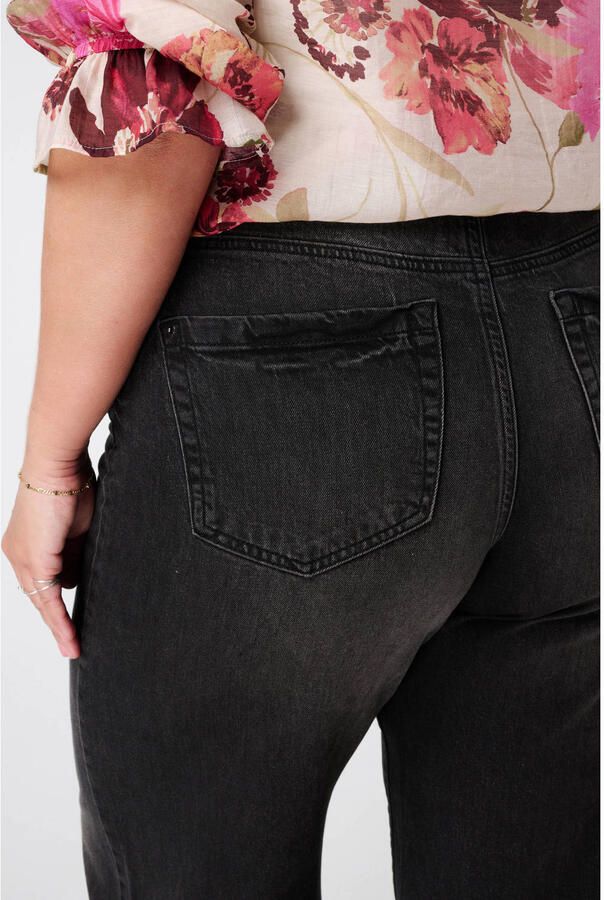 MS Mode high waist wide leg jeans black denim - Foto 2