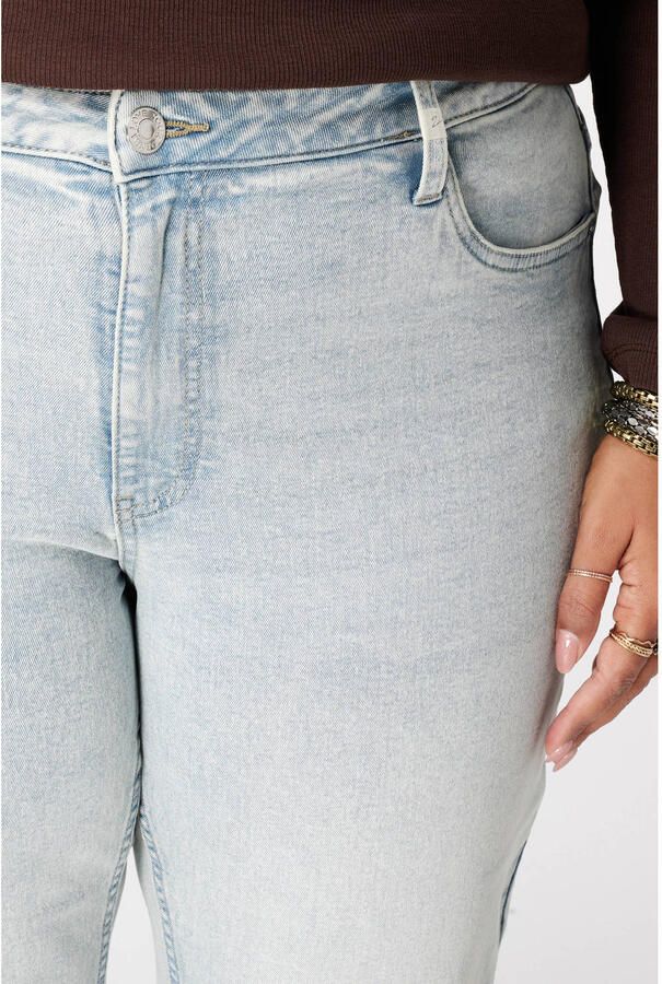 MS Mode high waist wide leg jeans light blue denim - Foto 2