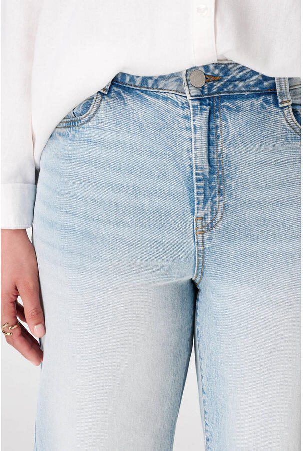 MS Mode high waist wide leg jeans light blue denim - Foto 2