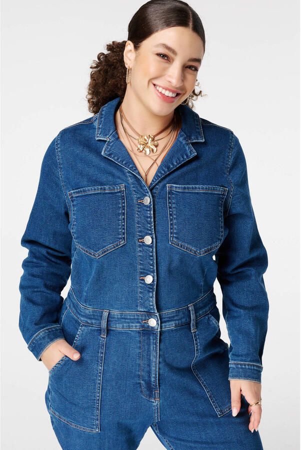 MS Mode jumpsuit dark blue denim