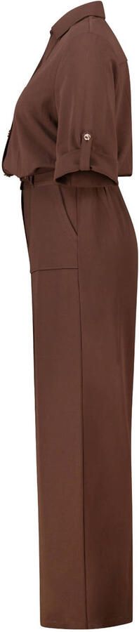 MS Mode jumpsuit donkerbruin - Foto 3