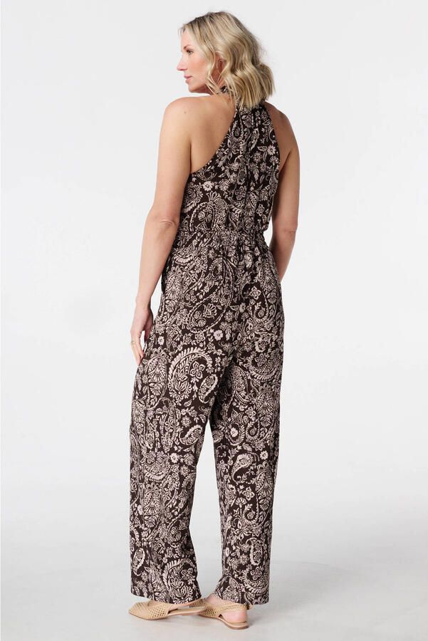MS Mode jumpsuit met paisley print bruin - Foto 2