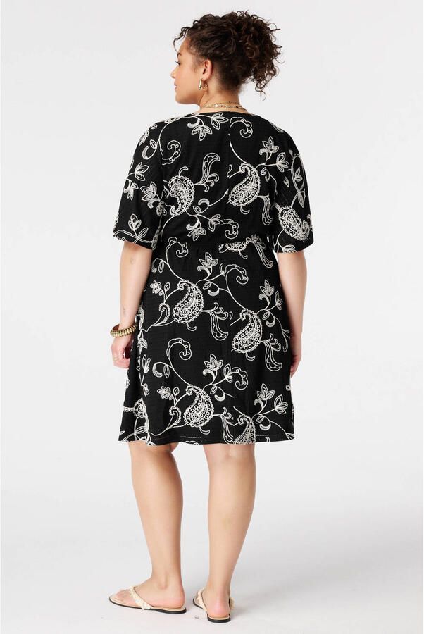 MS Mode korte jurk Plus Size zwart - Foto 2