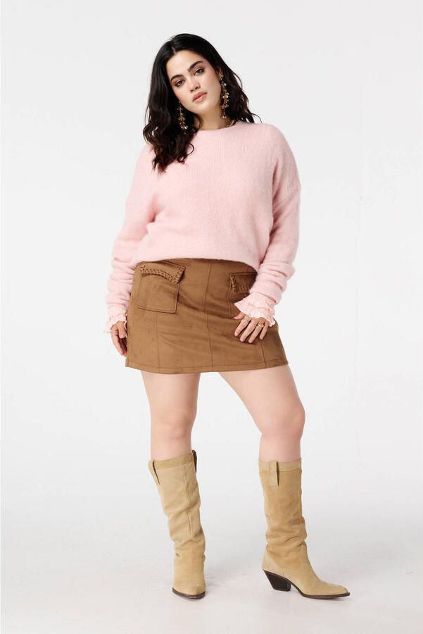MS Mode korte rok cognac