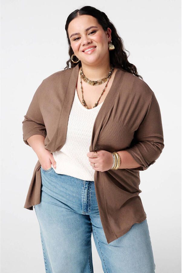 MS Mode lang vest bruin