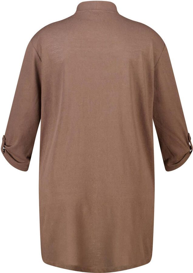 MS Mode lang vest bruin - Foto 2