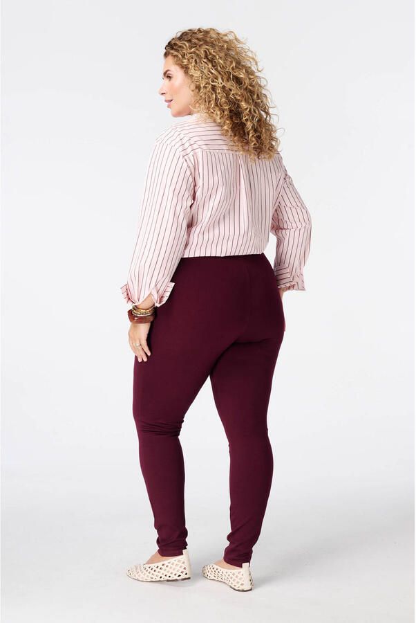 MS Mode legging donkerrood - Foto 2