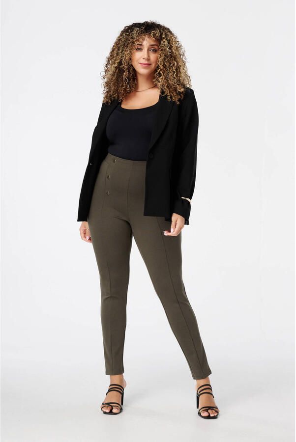 MS Mode legging groen - Foto 3