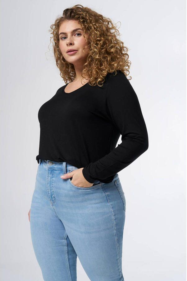MS Mode longsleeve zwart - Foto 2