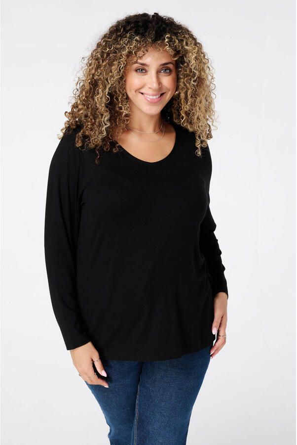 MS Mode longsleeve zwart