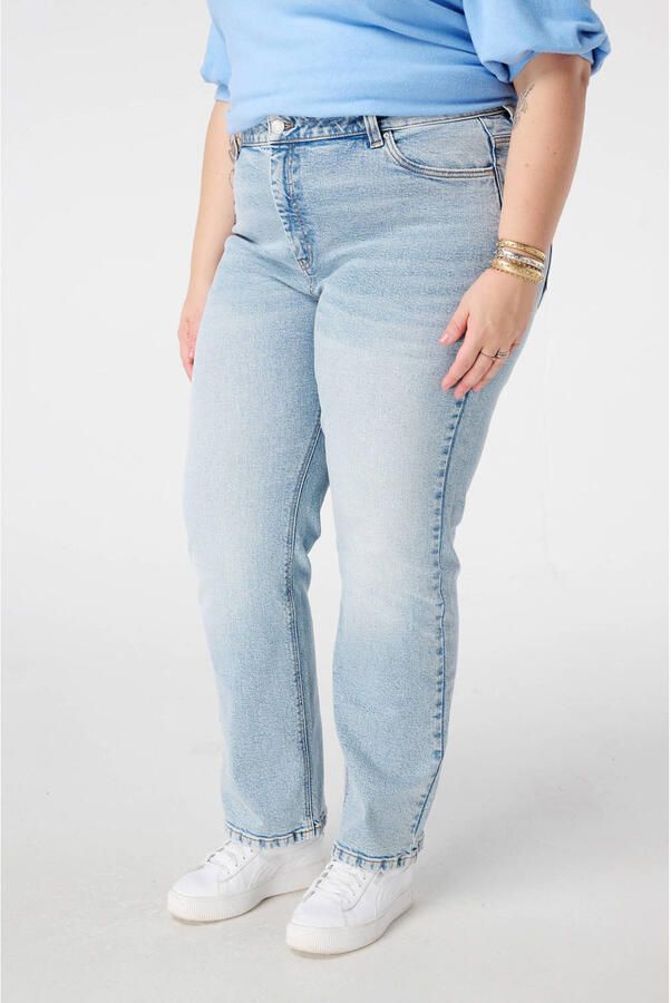 MS Mode loose fit jeans light blue denim