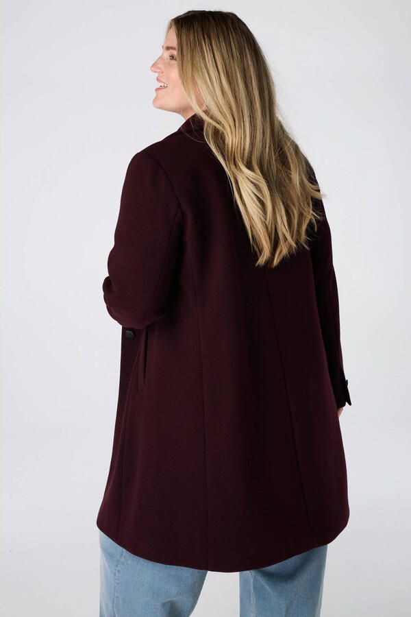 MS Mode manteljas Plus Size donkerrood - Foto 3