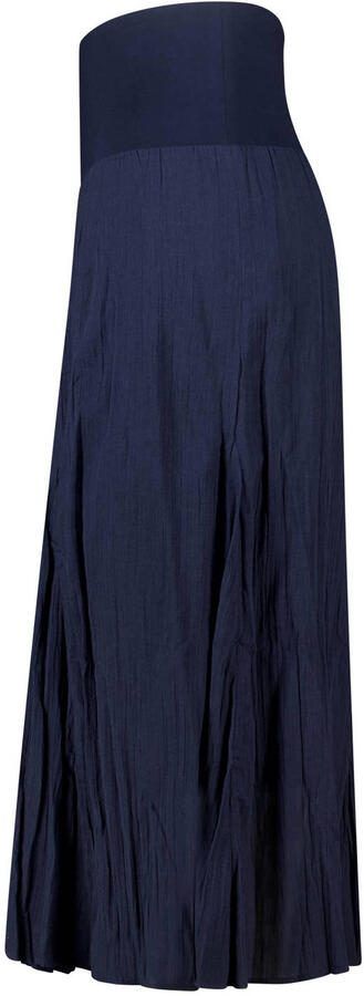 MS Mode midi ballonrok Plus Size donkerblauw - Foto 3