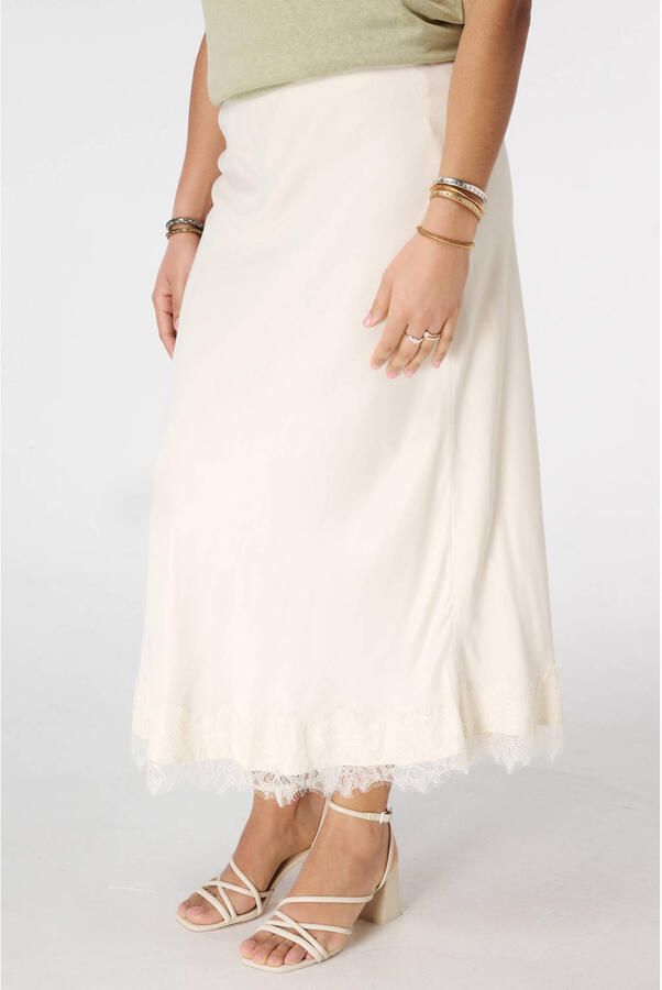 MS Mode midi rok beige
