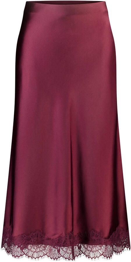 MS Mode midi rok Plus Size donkerrood - Foto 2