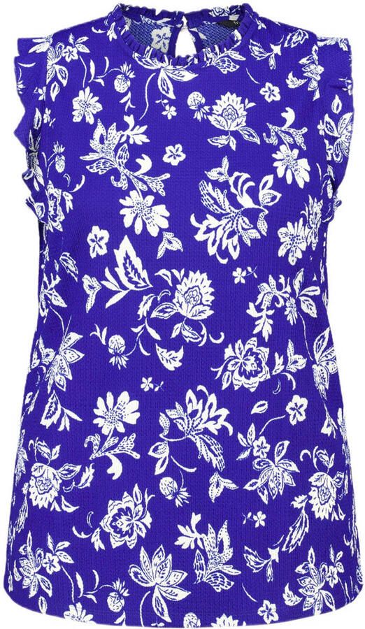 MS Mode mouwloze top blauw - Foto 3