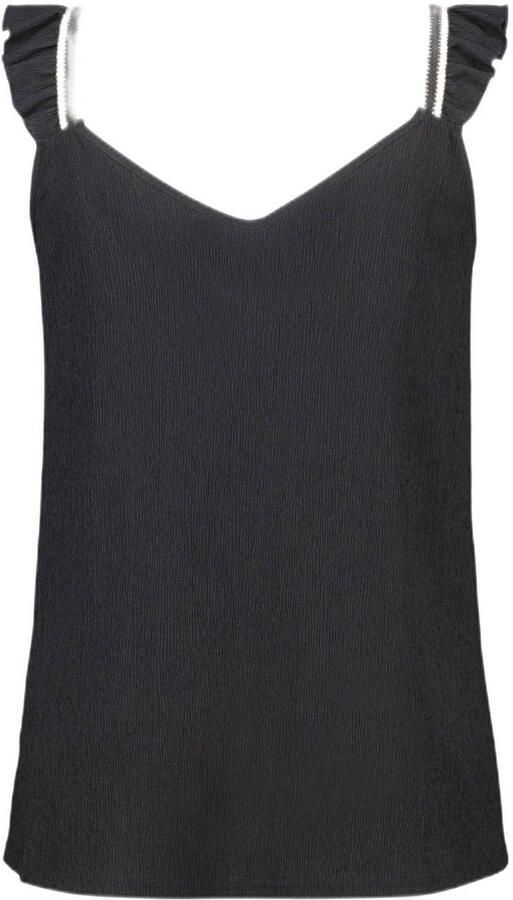 MS Mode mouwloze top zwart