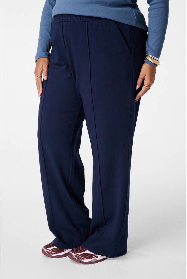 MS Mode pantalon donkerblauw
