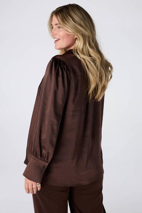 MS Mode Plus Size blouse bruin - Foto 2