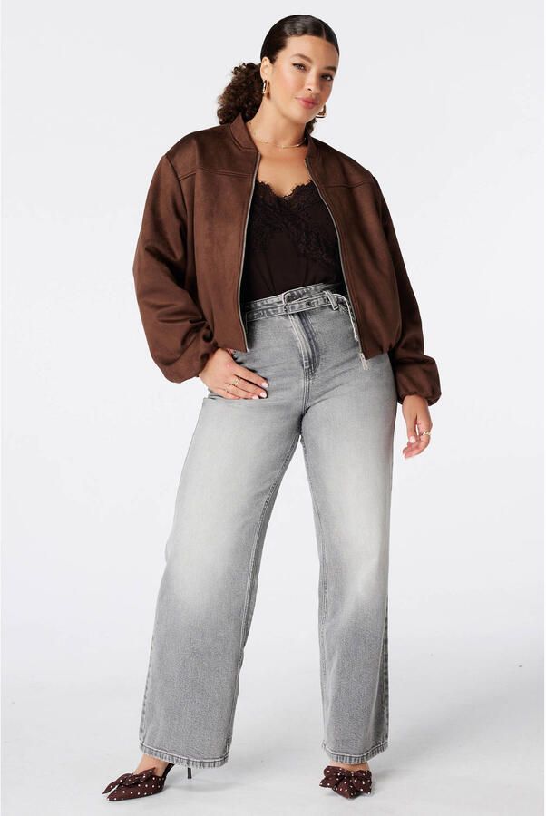 MS Mode Plus Size bomberjack bruin - Foto 2