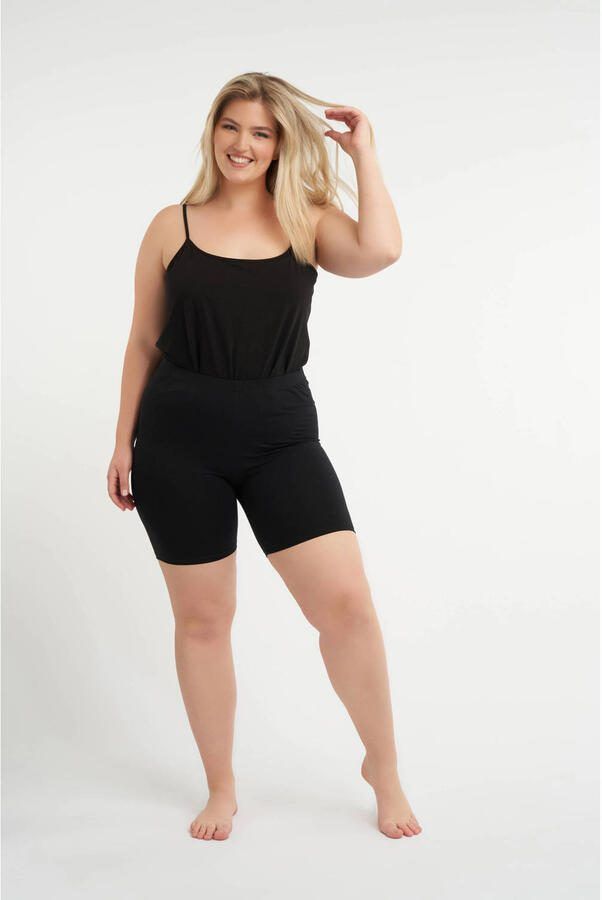 MS Mode Plus Size cycling short zwart (set van 2) - Foto 3