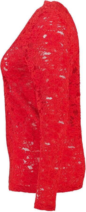 MS Mode Plus Size kanten top rood - Foto 3