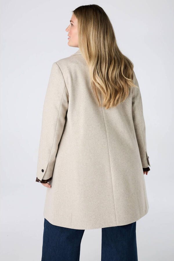 MS Mode Plus Size mantel beige - Foto 3