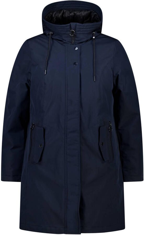 MS Mode Plus Size regenjas donkerblauw - Foto 2