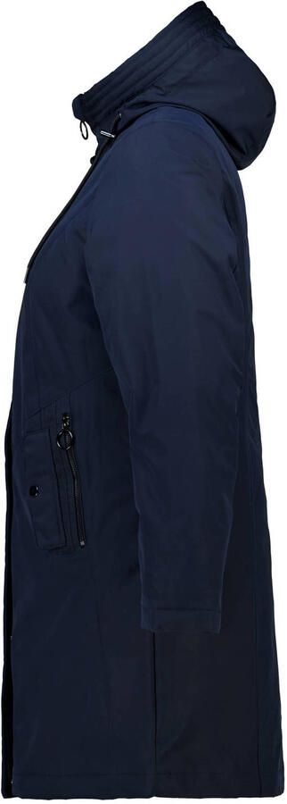 MS Mode Plus Size regenjas donkerblauw - Foto 3