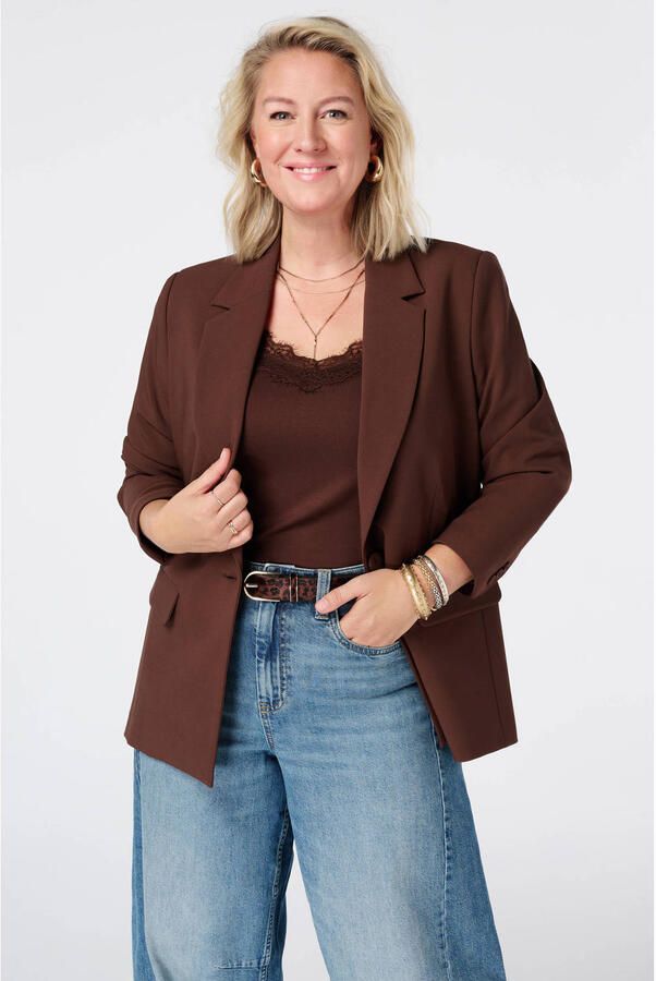 MS Mode Plus Size regular blazer bruin