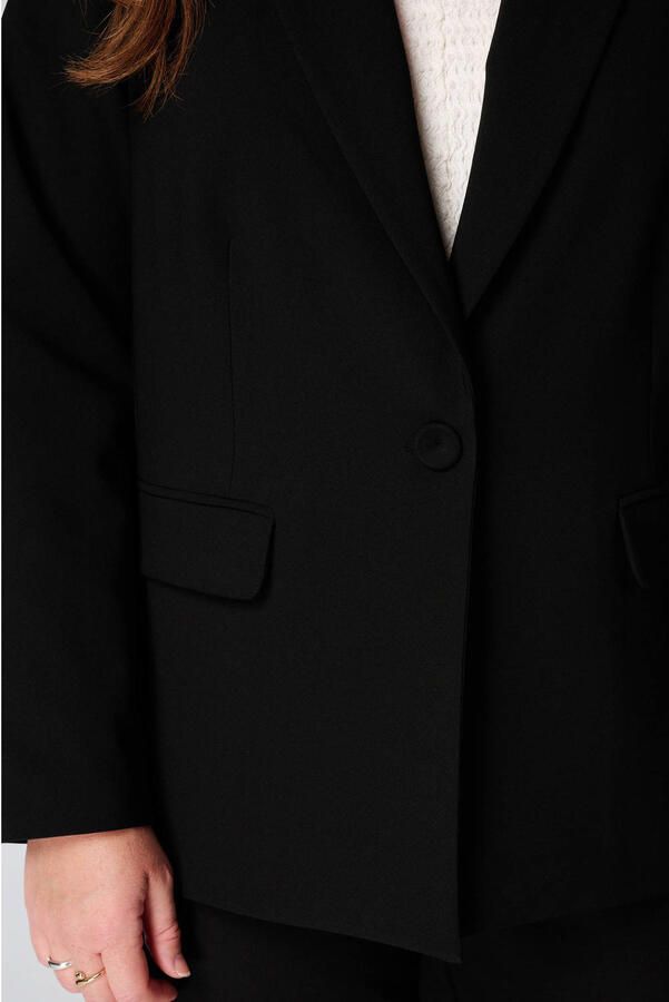 MS Mode Plus Size regular blazer zwart - Foto 3