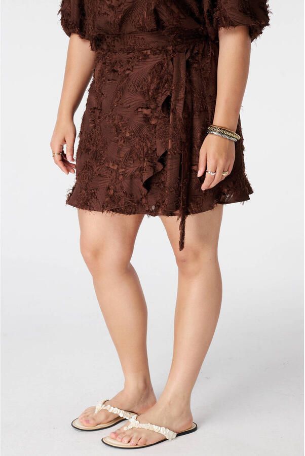 MS Mode Plus Size skort bruin