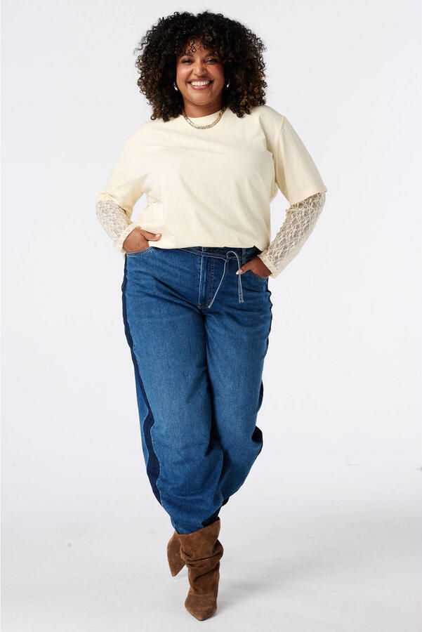 MS Mode Plus Size top lichtgeel
