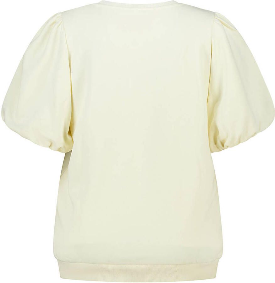 MS Mode Plus Size top met tekst lichtgeel - Foto 2