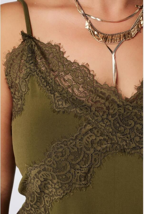 MS Mode Plus Size top olijfgroen - Foto 2