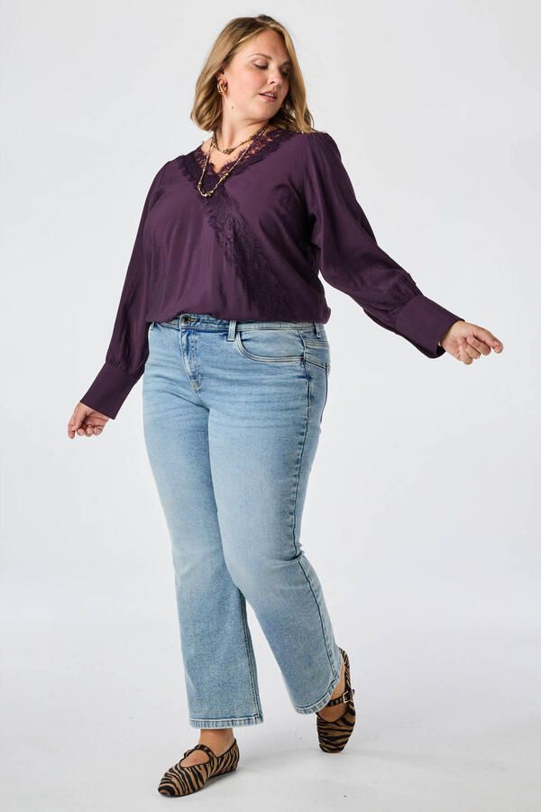 MS Mode Plus Size top paars - Foto 2