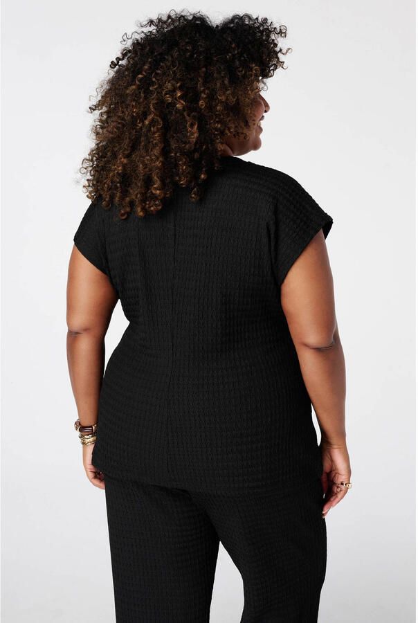 MS Mode Plus Size top zwart - Foto 2