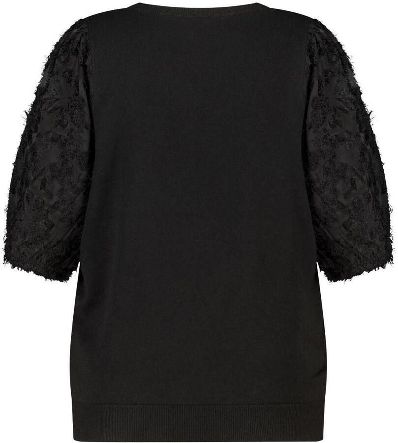 MS Mode Plus Size top zwart - Foto 2