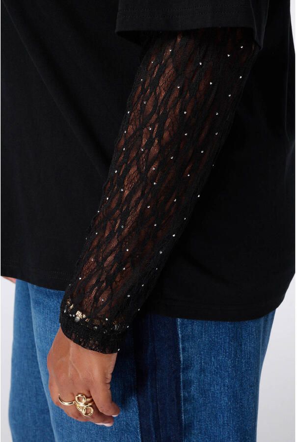 MS Mode Plus Size top zwart - Foto 2