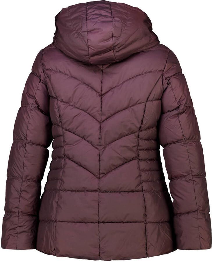 MS Mode Plus Size winterjas donkerrood - Foto 2