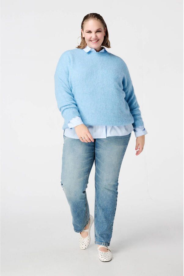 MS Mode pullover blauw - Foto 2