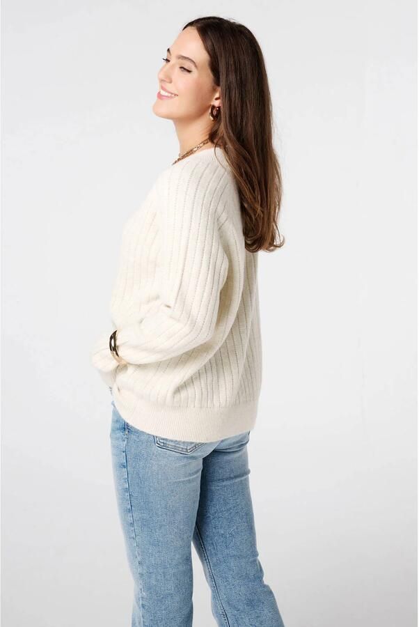 MS Mode pullover met wol ecru - Foto 2