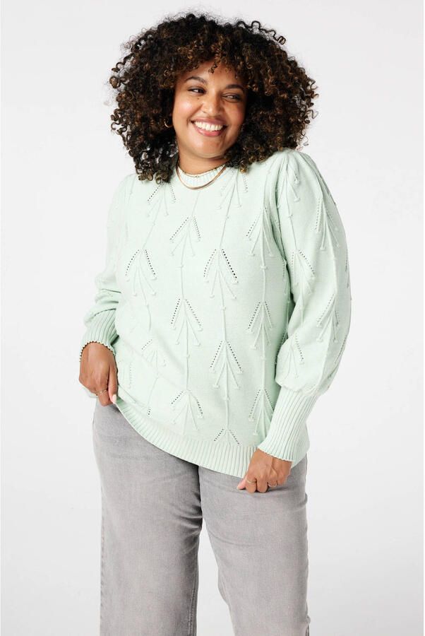 MS Mode pullover mintgroen - Foto 3