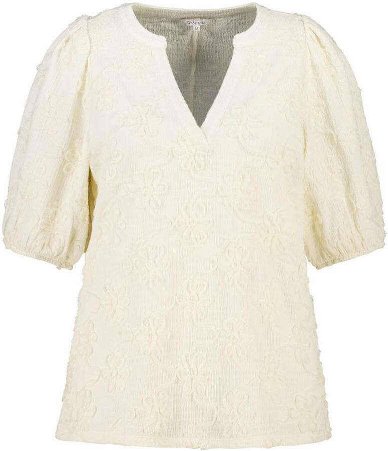 MS Mode rechtvallend blousetop Plus Size ecru - Foto 2