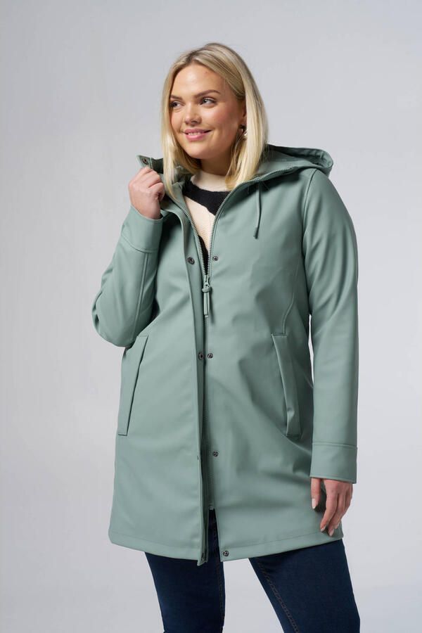 MS Mode regenjas mintgroen - Foto 3